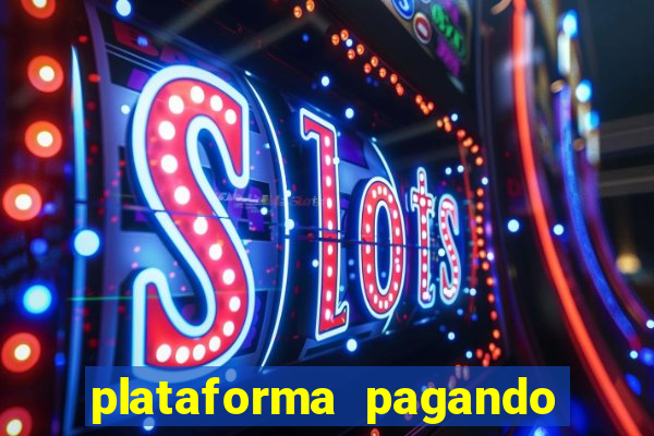 plataforma pagando no cadastro