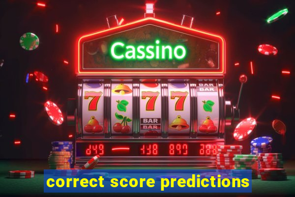 correct score predictions