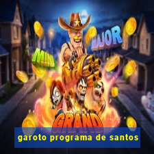 garoto programa de santos
